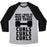 Virgin Teez  Baseball Tee Unisex Tri-Blend Baseball Tee / small / Athletic Gray / Black CURLS, CURLS, CURLS UNISEX TRI-BLEND BASEBALL TEE