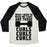Virgin Teez  Baseball Tee Unisex Tri-Blend Baseball Tee / small / Oatmeal / Black CURLS, CURLS, CURLS UNISEX TRI-BLEND BASEBALL TEE