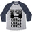 Virgin Teez  Baseball Tee Unisex Tri-Blend Baseball Tee / small / Athletic Gray / Navy CURLS, CURLS, CURLS UNISEX TRI-BLEND BASEBALL TEE