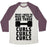 Virgin Teez  Baseball Tee Unisex Tri-Blend Baseball Tee / small / Oatmeal / Maroon CURLS, CURLS, CURLS UNISEX TRI-BLEND BASEBALL TEE
