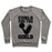 Virgin Teez  Pullover Crewneck Sweatshirt / x-small / Heathered Gray CURLS FOR THE GIRLS CREWNECK SWEATSHIRT