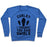 Virgin Teez  Pullover Crewneck Sweatshirt / x-small / Heathered Blue CURLS? I THOUGHT YOU SAID SWIRLS! CREWNECK SWEATSHIRT