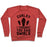 Virgin Teez  Pullover Crewneck Sweatshirt / x-small / Heathered Red CURLS? I THOUGHT YOU SAID SWIRLS! CREWNECK SWEATSHIRT