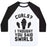 Virgin Teez  Baseball Tee Unisex Classic Baseball Tee / x-small / White/Black CURLS? I THOUGHT YOU SAID SWIRLS! UNISEX CLASSIC BASEBALL TEE
