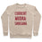 Virgin Teez  Pullover Crewneck Sweatshirt / x-small / Heathered Oatmeal CURRENT MUDRA: SAVASANA CREWNECK SWEATSHIRT