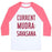 Virgin Teez  Baseball Tee Unisex Classic Baseball Tee / x-small / White/Neon Pink CURRENT MUDRA: SAVASANA UNISEX CLASSIC BASEBALL TEE