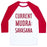 Virgin Teez  Baseball Tee Unisex Classic Baseball Tee / x-small / White/Red CURRENT MUDRA: SAVASANA UNISEX CLASSIC BASEBALL TEE