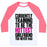 Virgin Teez  Baseball Tee Unisex Classic Baseball Tee / x-small / White/Neon Pink CURRENTLY TRAINING TO BE THE HOTTEST GIRLFRIEND UNISEX CLASSIC BASEBALL TEE