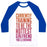 Virgin Teez  Baseball Tee Unisex Classic Baseball Tee / x-small / White/Blue CURRENTLY TRAINING TO BE THE HOTTEST UNISEX CLASSIC BASEBALL TEE