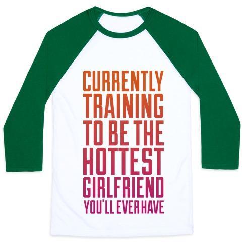 Virgin Teez  Baseball Tee Unisex Classic Baseball Tee / x-small / White/Dark Green CURRENTLY TRAINING TO BE THE HOTTEST UNISEX CLASSIC BASEBALL TEE