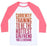 Virgin Teez  Baseball Tee Unisex Classic Baseball Tee / x-small / White/Neon Pink CURRENTLY TRAINING TO BE THE HOTTEST UNISEX CLASSIC BASEBALL TEE