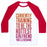 Virgin Teez  Baseball Tee Unisex Classic Baseball Tee / x-small / White/Red CURRENTLY TRAINING TO BE THE HOTTEST UNISEX CLASSIC BASEBALL TEE