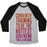 Virgin Teez  Baseball Tee Unisex Tri-Blend Baseball Tee / small / Athletic Gray / Black CURRENTLY TRAINING TO BE THE HOTTEST UNISEX TRI-BLEND BASEBALL TEE