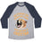 Virgin Teez  Baseball Tee Unisex Tri-Blend Baseball Tee / small / Athletic Gray / Navy CUT FROM THE RUNNING TEAM FOR BEING A CHEETAH UNISEX TRI-BLEND BASEBALL TEE