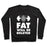 Virgin Teez  Pullover Crewneck Sweatshirt / x-small / Black CYBERMEN WORKOUT: FAT WILL BE DELETED CREWNECK SWEATSHIRT