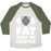 Virgin Teez  Baseball Tee Unisex Tri-Blend Baseball Tee / small / Oatmeal / Moss CYBERMEN WORKOUT: FAT WILL BE DELETED UNISEX TRI-BLEND BASEBALL TEE