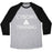 Virgin Teez  Baseball Tee Unisex Tri-Blend Baseball Tee / small / Athletic Gray / Black CYBORG IN TRAINING UNISEX TRI-BLEND BASEBALL TEE