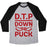 Virgin Teez  Baseball Tee Unisex Tri-Blend Baseball Tee / small / Athletic Gray / Black D.T.P (DOWN TO PUCK) UNISEX TRI-BLEND BASEBALL TEE