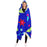 Blue Garden Kid's sweater Hooded Blanket