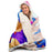Floral Abundance Kid's sweater Hooded Blanket