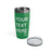 Custom Logo Tumbler, Team Logo Here Tumbler, Personalized Tumbler, Text on a Tumbler, Your Business Logo or Brand Logo Ringneck Tumbler, 20oz
