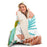Divine Floral Poster Hooded Blanket