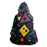 Abstract Pattren Hooded Blanket