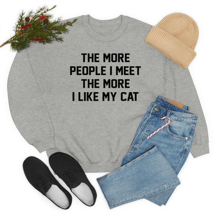 The More People I Meet The More I Like My Cat Tee