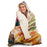 Flower Painting Hooded Blanket