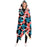 Abstract Pattren Hooded Blanket
