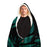 Tropical Banana Night Leaves Hooded Blanket