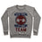 Virgin Teez  Pullover Crewneck Sweatshirt / x-small / Heathered Gray DAD BOD LIFTING TEAM CREWNECK SWEATSHIRT
