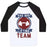 Virgin Teez  Baseball Tee Unisex Classic Baseball Tee / x-small / White/Black DAD BOD LIFTING TEAM UNISEX CLASSIC BASEBALL TEE