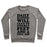Virgin Teez  Pullover Crewneck Sweatshirt / x-small / Heathered Gray DAILY RUNNING WILL LEAD TO GNARLY FEET AND A NICE ASS CREWNECK SWEATSHIRT