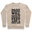 Virgin Teez  Pullover Crewneck Sweatshirt / x-small / Heathered Oatmeal DAILY RUNNING WILL LEAD TO GNARLY FEET AND A NICE ASS CREWNECK SWEATSHIRT