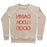 Virgin Teez  Pullover Crewneck Sweatshirt / x-small / Heathered Oatmeal DAMN I LOOK GOOD CREWNECK SWEATSHIRT