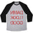 Virgin Teez  Baseball Tee Unisex Tri-Blend Baseball Tee / small / Athletic Gray / Black DAMN I LOOK GOOD UNISEX TRI-BLEND BASEBALL TEE