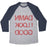 Virgin Teez  Baseball Tee Unisex Tri-Blend Baseball Tee / small / Athletic Gray / Navy DAMN I LOOK GOOD UNISEX TRI-BLEND BASEBALL TEE