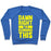Virgin Teez  Pullover Crewneck Sweatshirt / x-small / Heathered Blue DAMN RIGHT I'M RUNNING THIS CREWNECK SWEATSHIRT