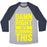 Virgin Teez  Baseball Tee Unisex Tri-Blend Baseball Tee / small / Athletic Gray / Navy DAMN RIGHT I'M RUNNING THIS UNISEX TRI-BLEND BASEBALL TEE
