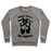 Virgin Teez  Pullover Crewneck Sweatshirt / x-small / Heathered Gray DANCE SKILLS ON POINTE CREWNECK SWEATSHIRT