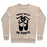 Virgin Teez  Pullover Crewneck Sweatshirt / x-small / Heathered Oatmeal DANCE SKILLS ON POINTE CREWNECK SWEATSHIRT