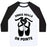 Virgin Teez  Baseball Tee Unisex Classic Baseball Tee / x-small / White/Black DANCE SKILLS ON POINTE UNISEX CLASSIC BASEBALL TEE