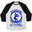 Virgin Teez  Baseball Tee Unisex Tri-Blend Baseball Tee / small / Oatmeal / Black DANCING AT THE CITADEL IS MY CARDIO UNISEX TRI-BLEND BASEBALL TEE