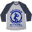 Virgin Teez  Baseball Tee Unisex Tri-Blend Baseball Tee / small / Athletic Gray / Navy DANCING AT THE CITADEL IS MY CARDIO UNISEX TRI-BLEND BASEBALL TEE