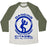 Virgin Teez  Baseball Tee Unisex Tri-Blend Baseball Tee / small / Oatmeal / Moss DANCING AT THE CITADEL IS MY CARDIO UNISEX TRI-BLEND BASEBALL TEE