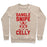 Virgin Teez  Pullover Crewneck Sweatshirt / x-small / Heathered Oatmeal DANGLE SNIPE AND CELLY CREWNECK SWEATSHIRT