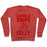 Virgin Teez  Pullover Crewneck Sweatshirt / x-small / Heathered Red DANGLE SNIPE AND CELLY CREWNECK SWEATSHIRT