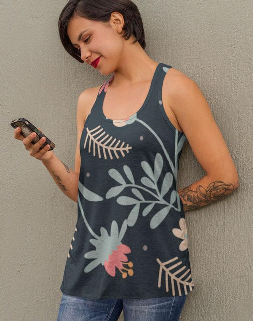 VIRGIN TEEZ Women Tank top White / XS Dark Sweetness Performance Tank Top