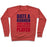 Virgin Teez  Pullover Crewneck Sweatshirt / x-small / Heathered Red DATE A RUNNER CREWNECK SWEATSHIRT